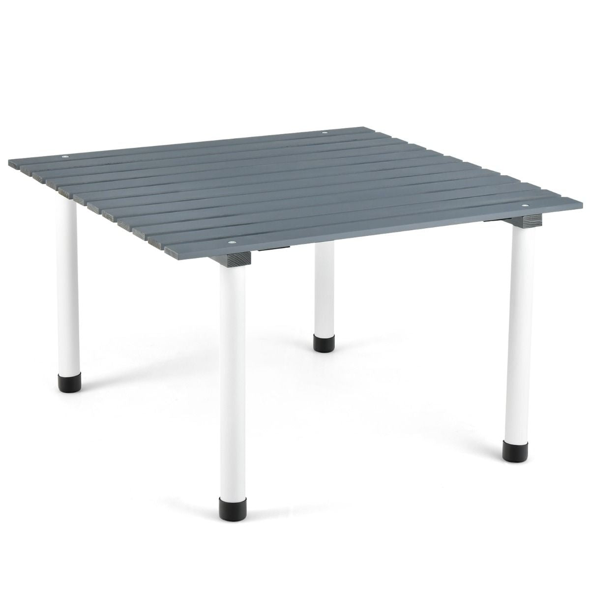 Table De Camping Pliante Avec Sac De Transport Pour Pique-Nique Plage Barbecue Camping Pêche Naturel/Gris