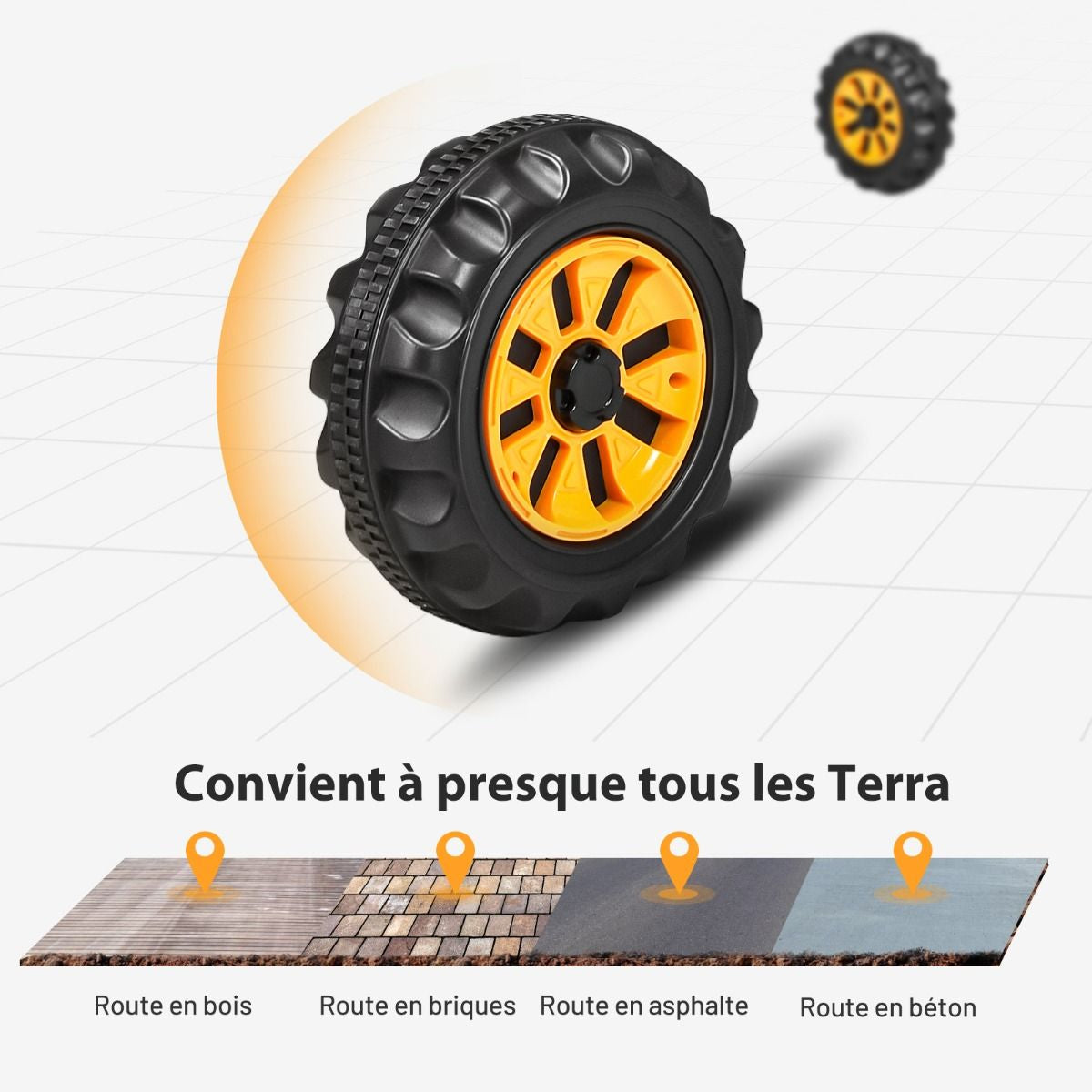 Tracteur Pour Enfants 3-8 Ans Tracteur Electrique Avec 2 Choix De Vitesse Et Chargeuse Marche Avant Et Arrière Vert/Bleu/Jaune