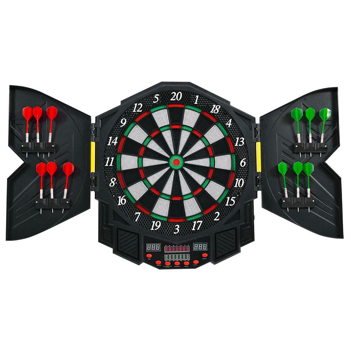 Cible De Fléchettes Électronique Écran LED Disque De Fléchettes 12 Pcs Pour 8 Joueurs Maximum 90+