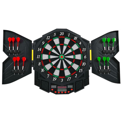 Cible De Fléchettes Électronique Écran LED Disque De Fléchettes 12 Pcs Pour 8 Joueurs Maximum 90+